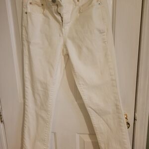 Gap, 26/Regular,  White Capris